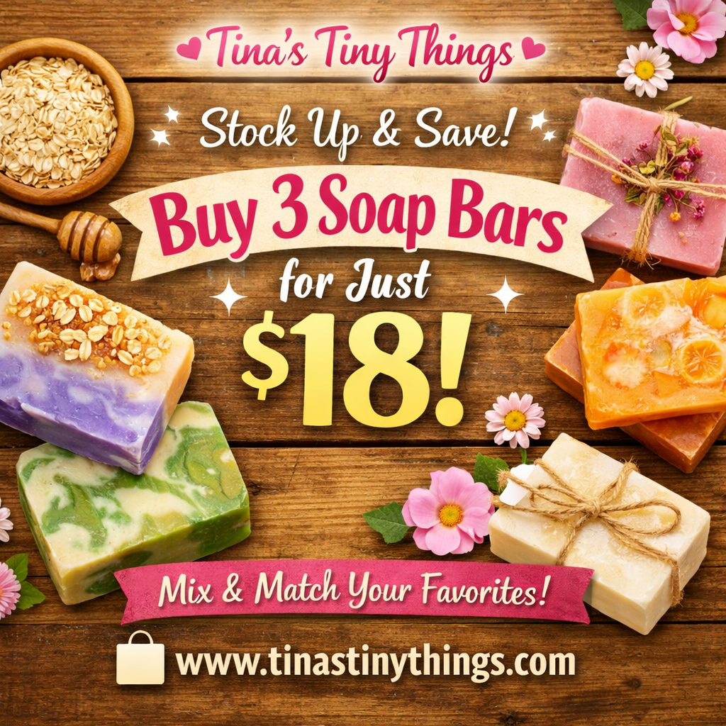✨ Stock Up & Save: 3 Soaps for Just $18! ✨