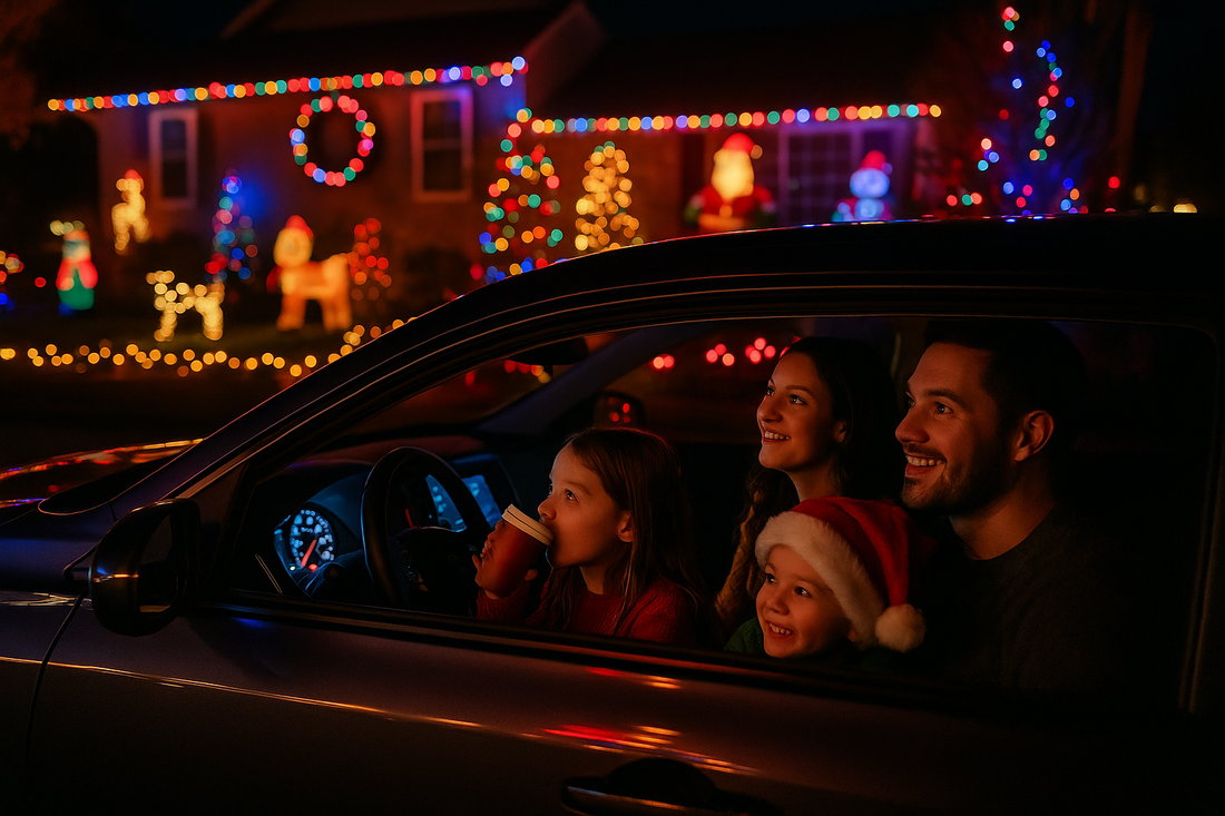 A Sparkly Night Out: Exploring Redlands, CA Christmas Lights With the Family