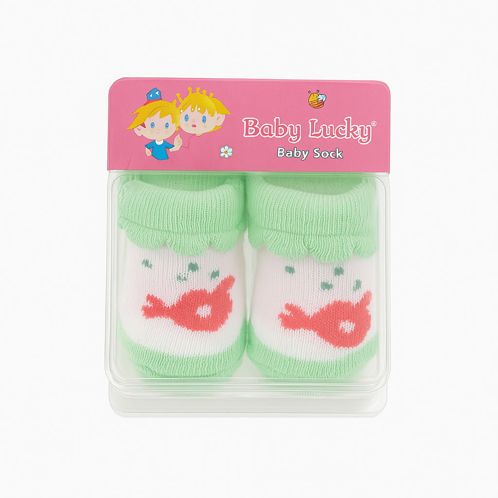 Baby Lucky Newborn Socks – Candy Pop Pastel Edition (0–6 Months)