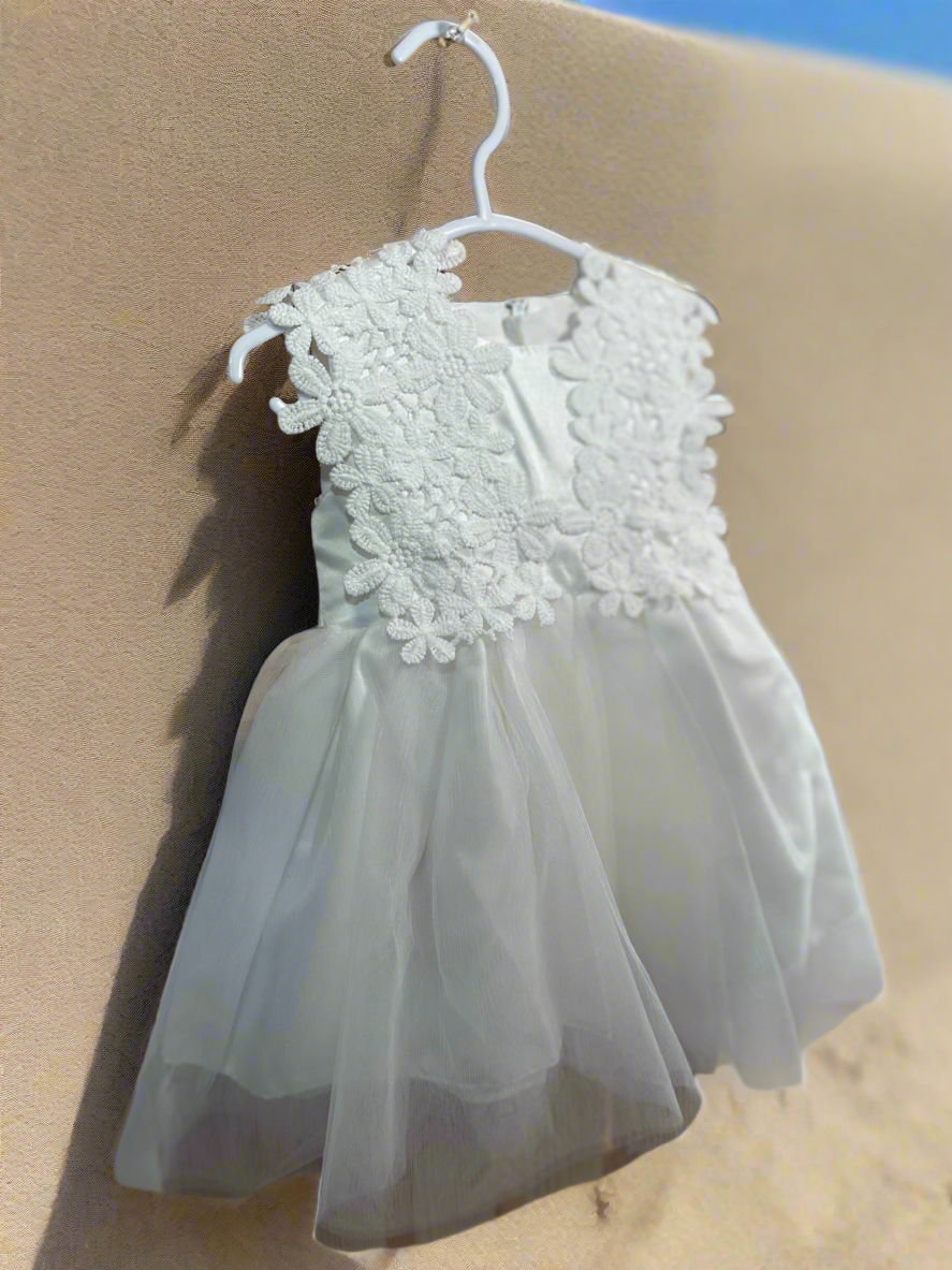 Snow Petal Princess Party Dress – Toddler & Little Girls Special Occasion Outfit