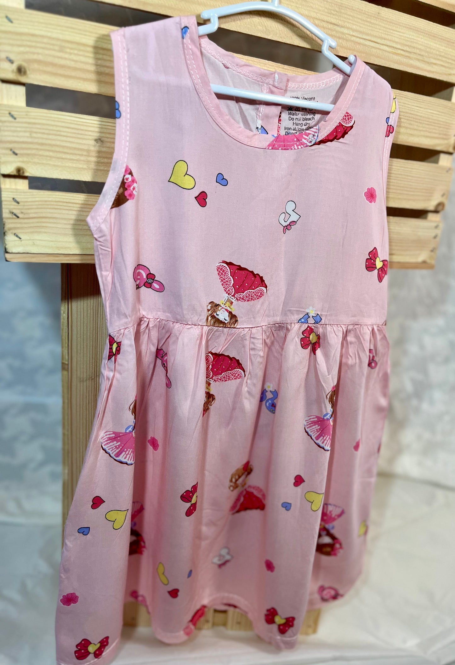 Pretty in Pink Princess Play Dress – Toddler & Little Girls Twirl Outfit