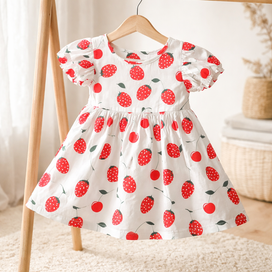 Cherry Berry Sweetheart Dress