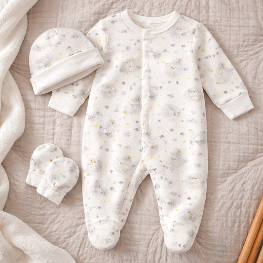 Gentle Lamb Dreams 5-Piece Organic Baby Set