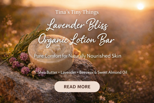🌿 Lavender Bliss Organic Lotion Bar: Pure Comfort for Naturally Nourished Skin
