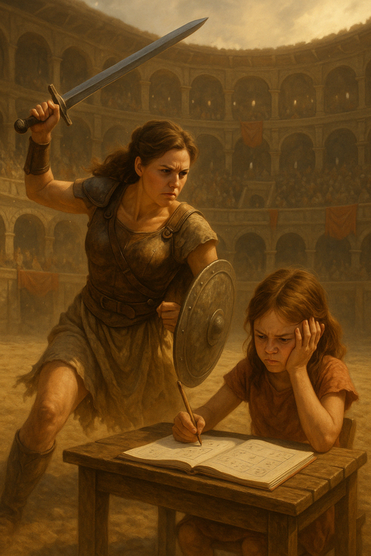 Homework Thunderdome: One Mom’s Battle for Focus, Patience, and a Little Bit of Sanity