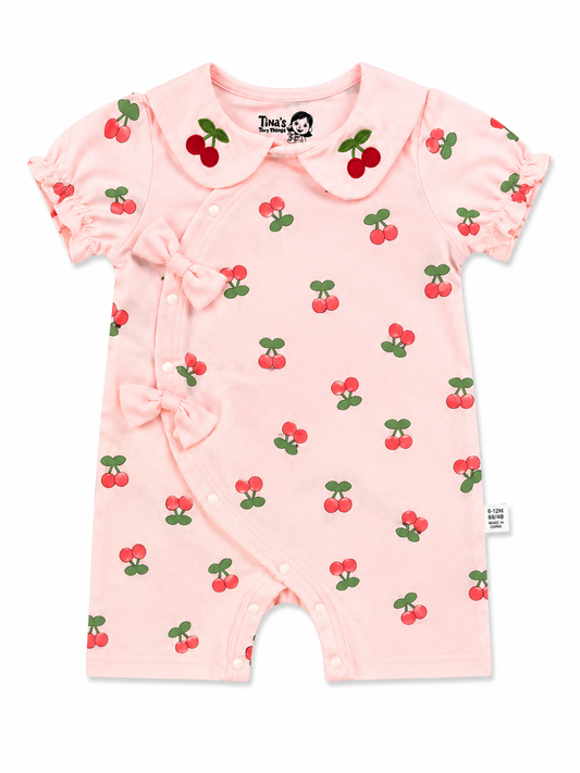Cherry Sweetheart Romper