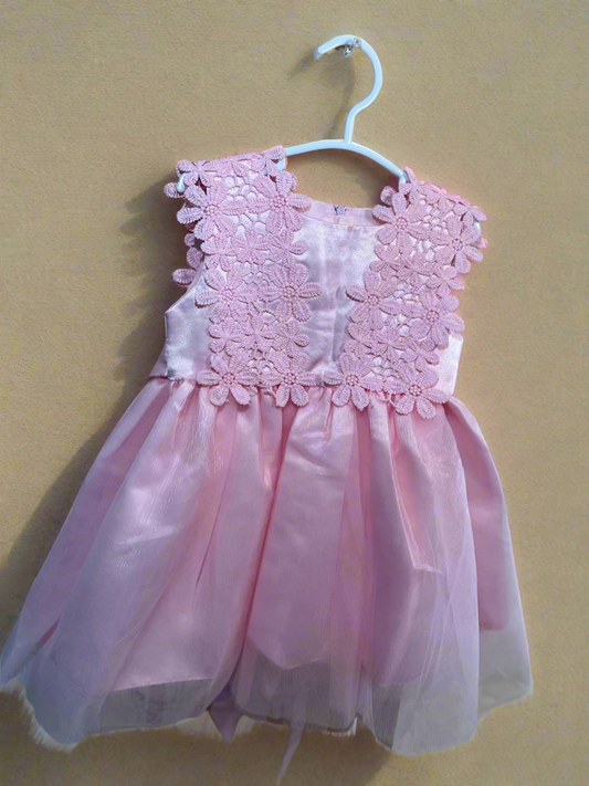 Petal Princess Pink Party Dress – Toddler & Little Girls Special Occasion Outfit