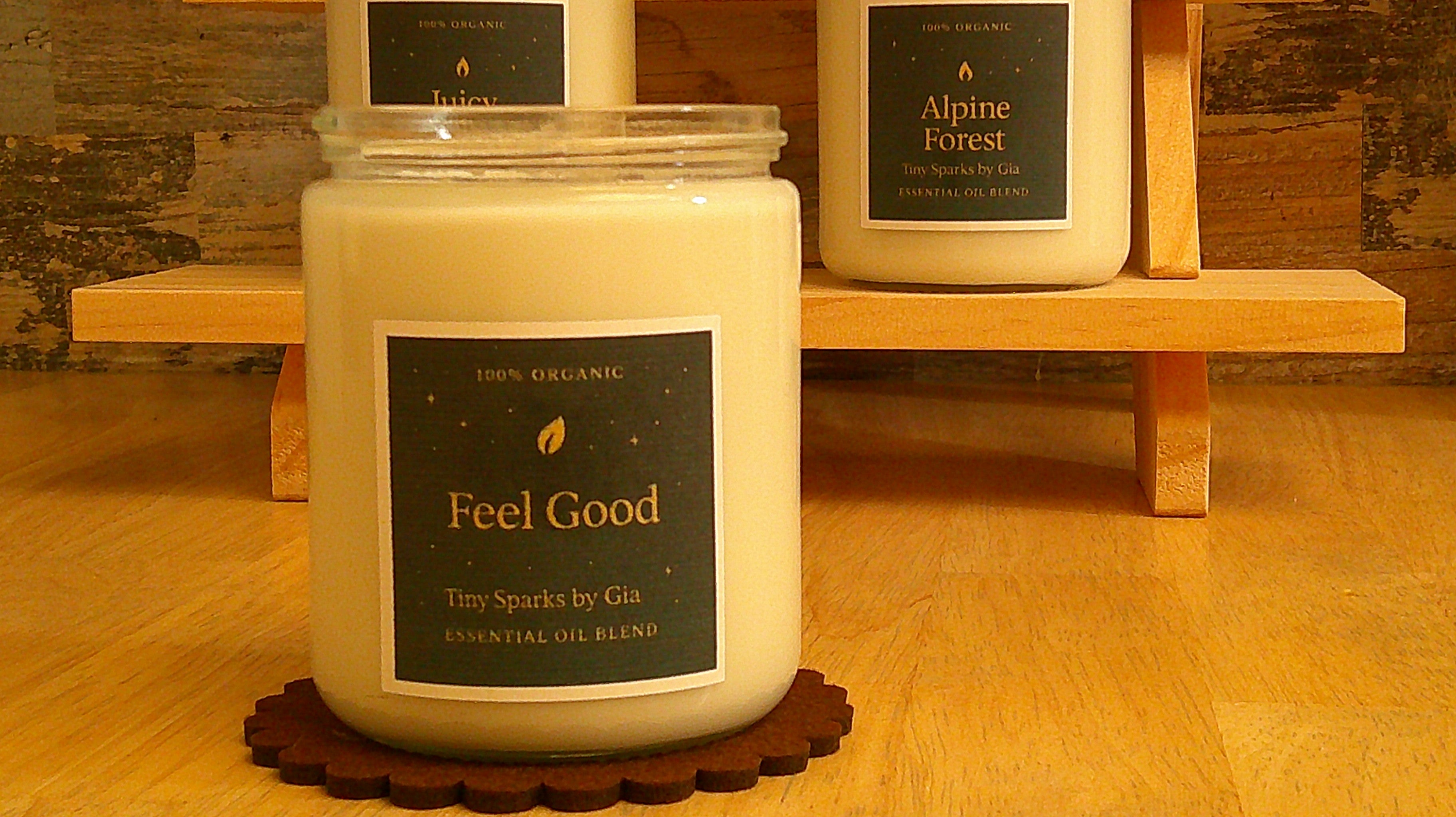 Feel Good – 100% Organic Essential Oil Candle