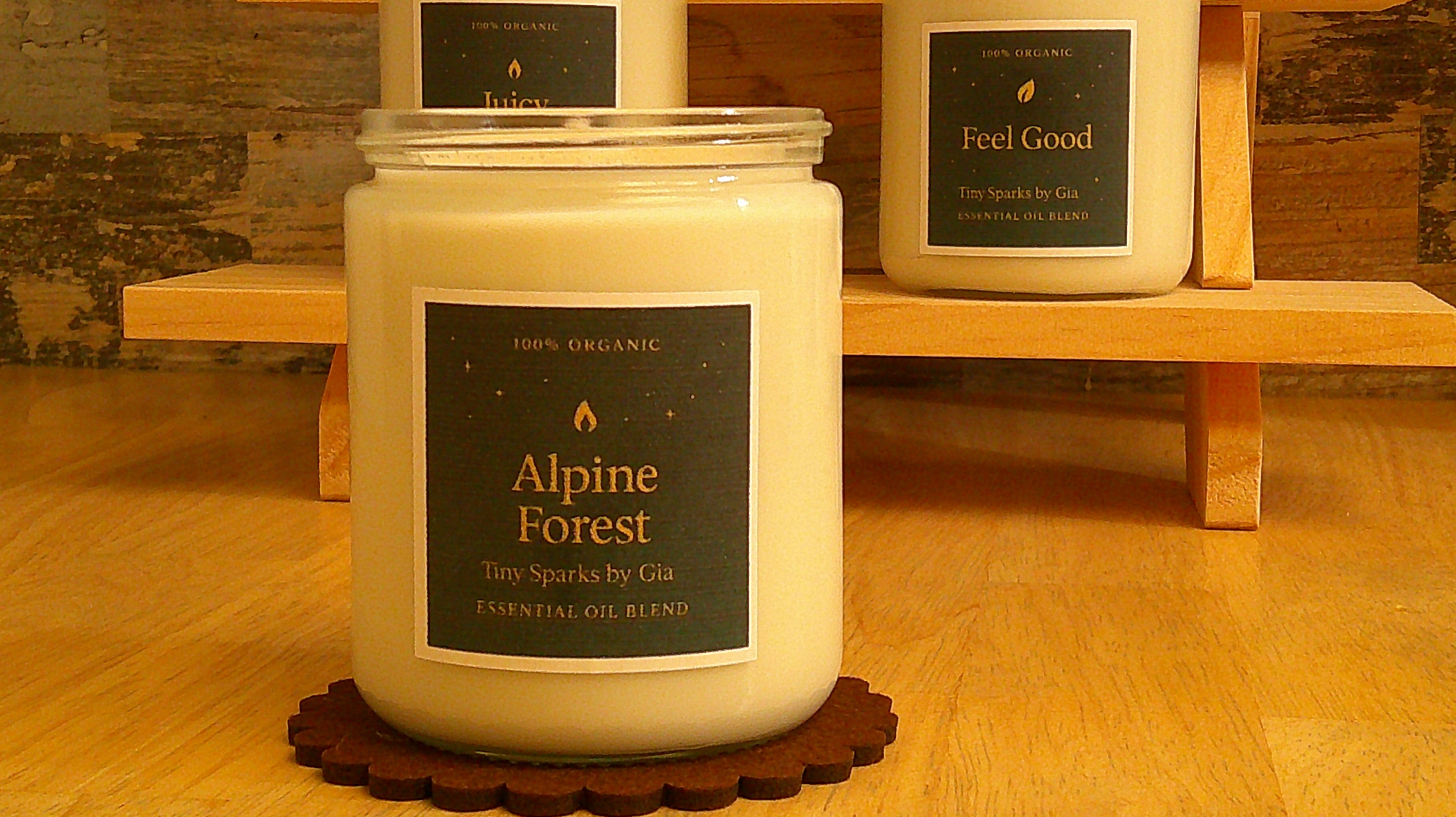 Alpine Forest – 100% Organic Essential Oil Candle