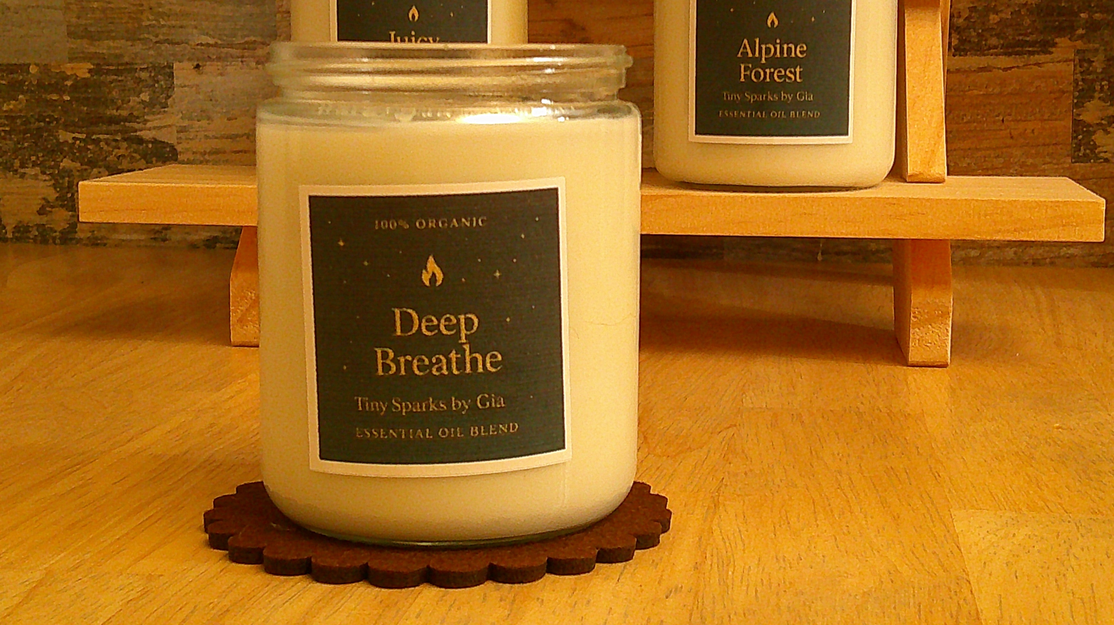 Deep Breathe – 100% Organic Essential Oil Candle