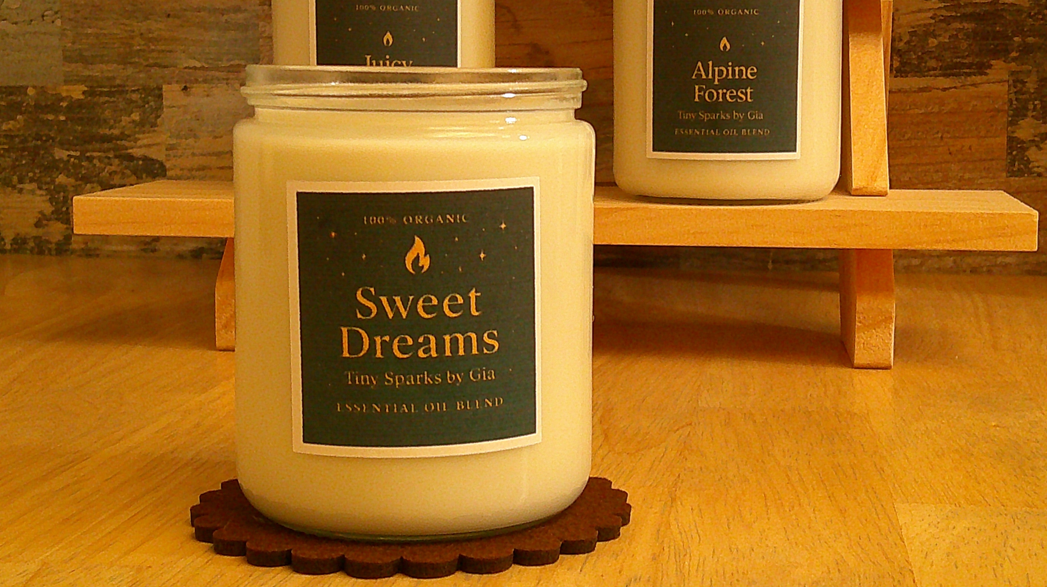 Sweet Dreams – 100% Organic Essential Oil Candle