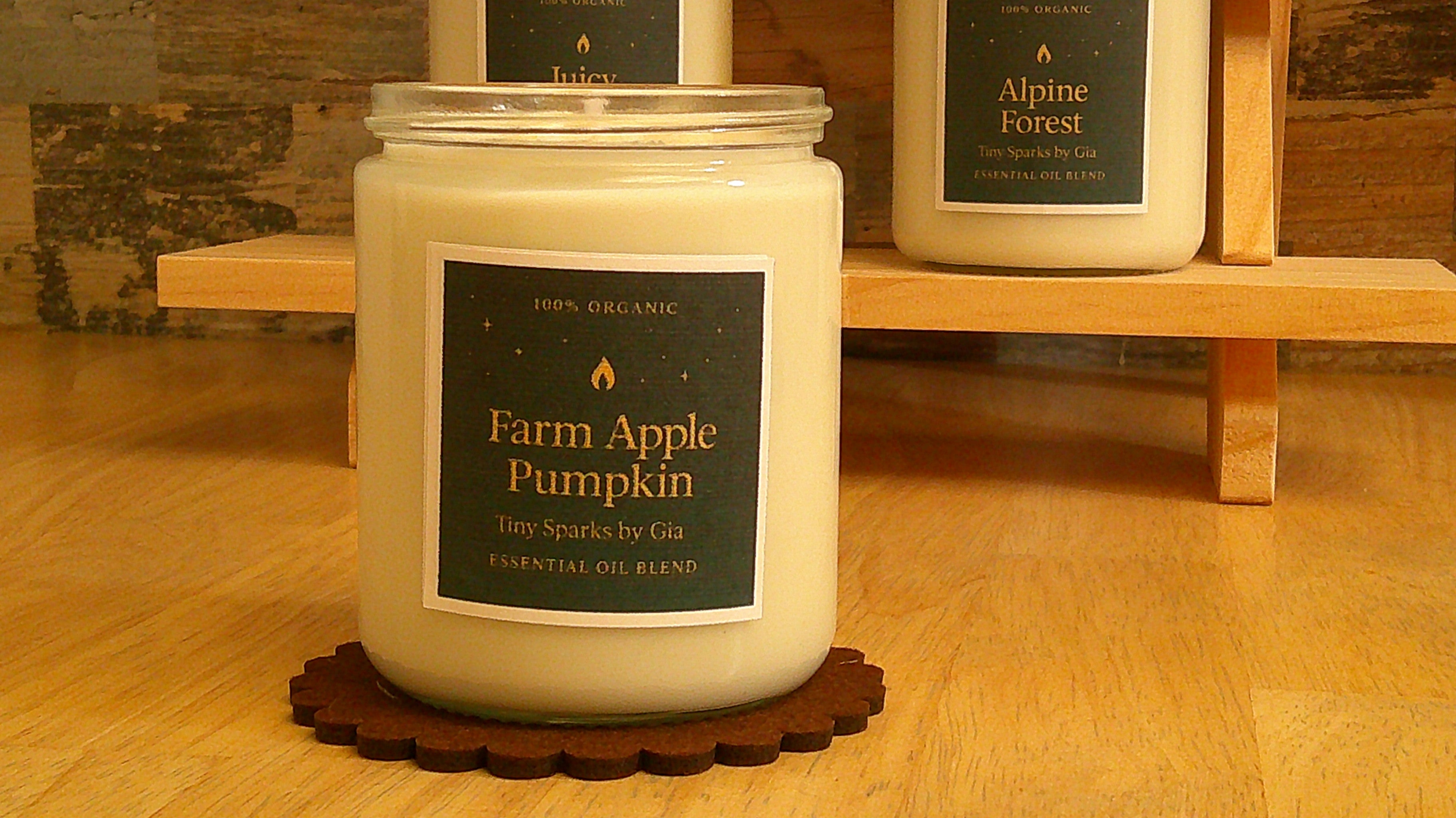 Farm Apple Pumpkin – 100% Organic Essential Oil Candle