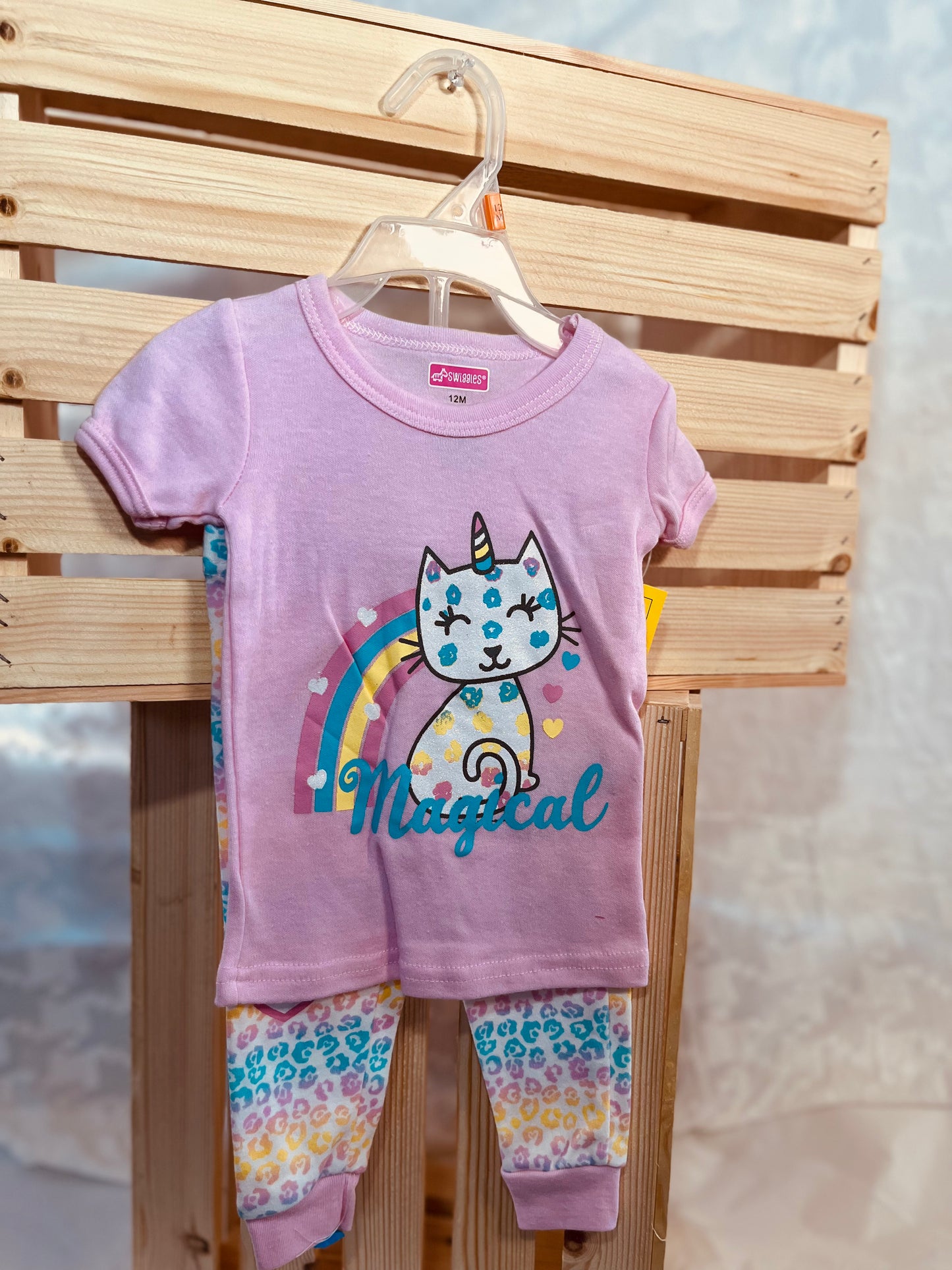 "Magical Kitty Dreams" Baby Girl 2-Piece Set