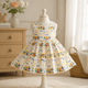 “Little Friends” Polka Dot Bunny Baby Girl Dress – Sleeveless Play Dress