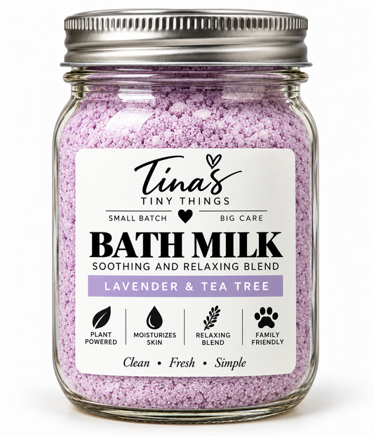 Lavender Breeze Bath Milk | Soothing & Relaxing Coconut Milk Bath Soak