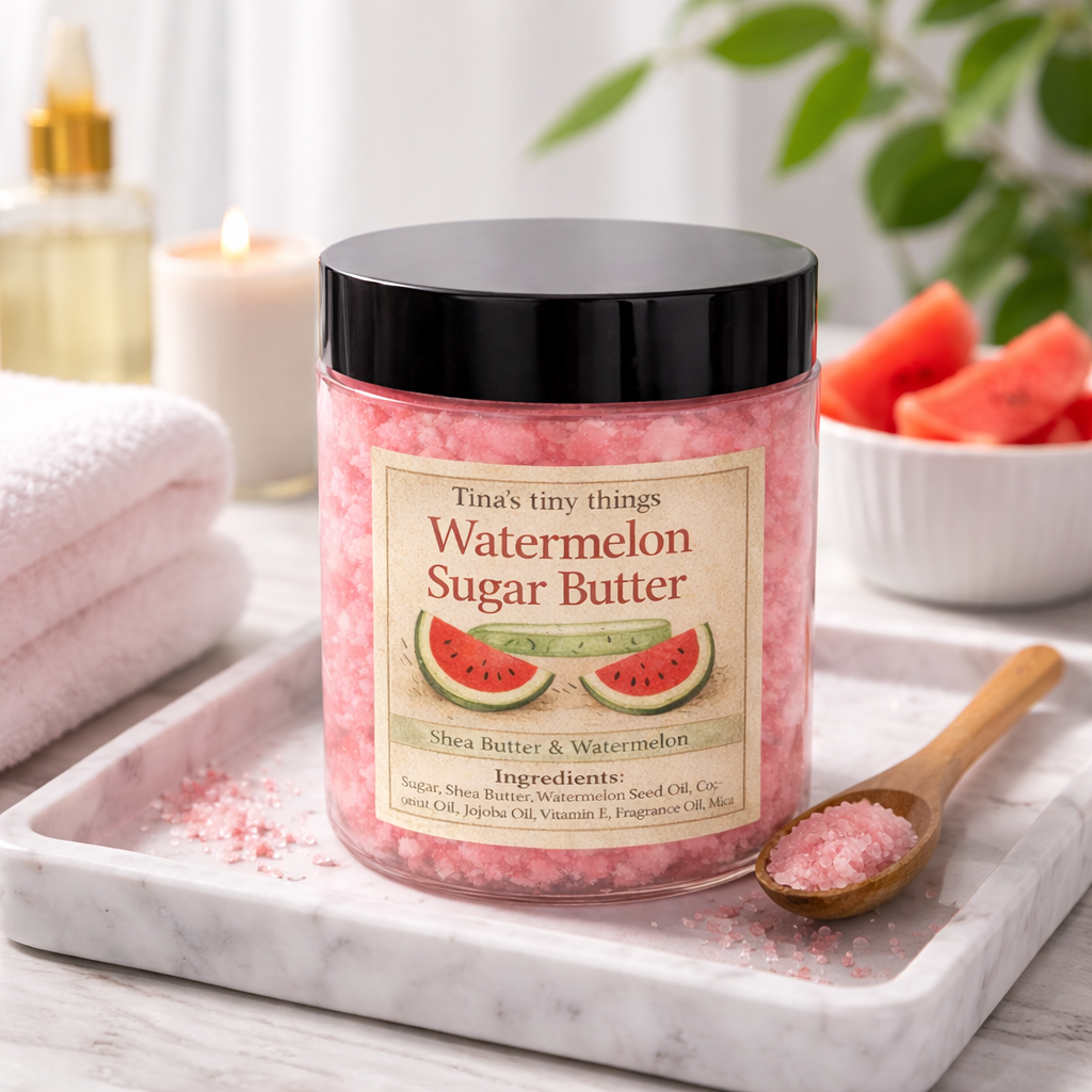 100% Organic Watermelon Sugar Butter – Whipped Shea Moisture Glow