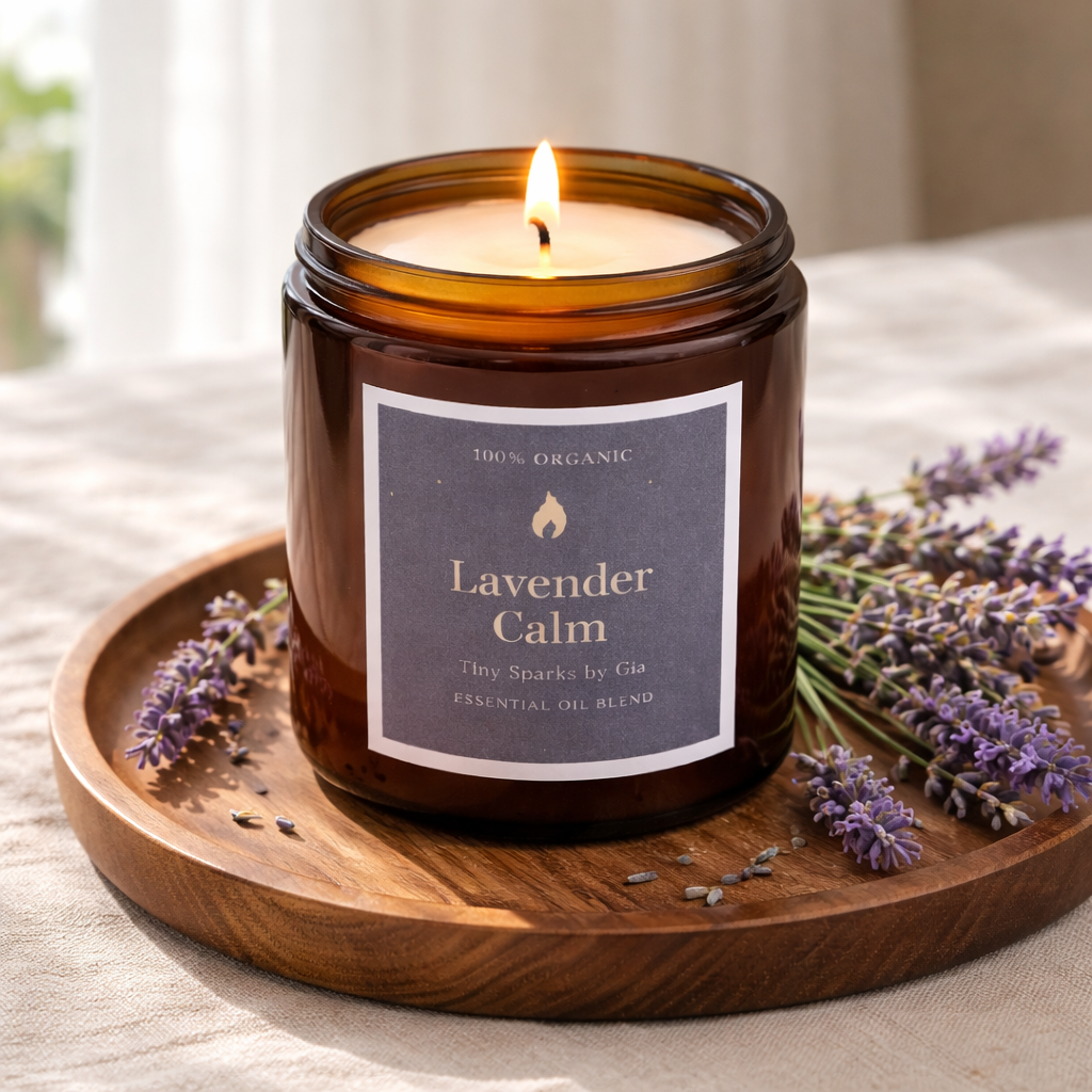 Lavender Calm™ Organic Coconut Wax Candle