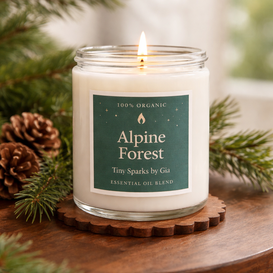 Alpine Forest – 100% Organic Essential Oil Candle