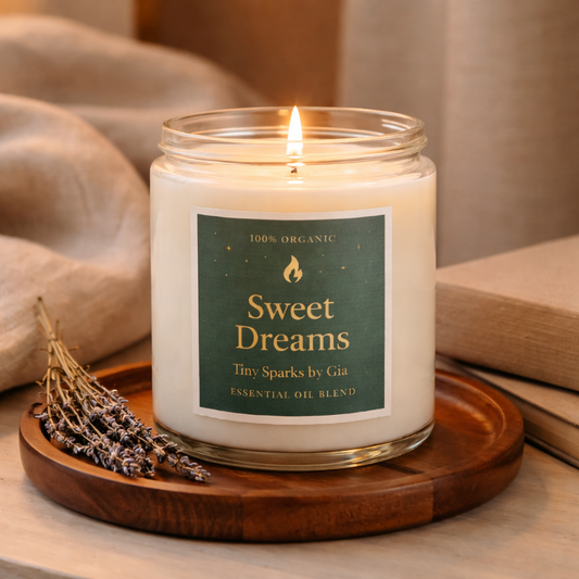 Sweet Dreams – 100% Organic Essential Oil Candle