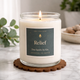Relief – 100% Organic Essential Oil Candle