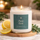 Pure Zest – 100% Organic Essential Oil Candle