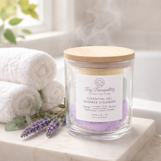 Tiny Tranquility Essential Oil Shower Steamers