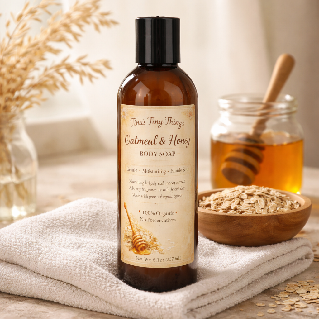 Natural Nourishing Shampoo – Oatmeal & Honey / Lavender