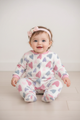 Snuggle Hearts Fleece Footed Sleeper – Baby Girl Pajamas