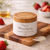 100% Organic Strawberry Bliss Whipped Body Butter – Deep Nourish & Skin Barrier Care