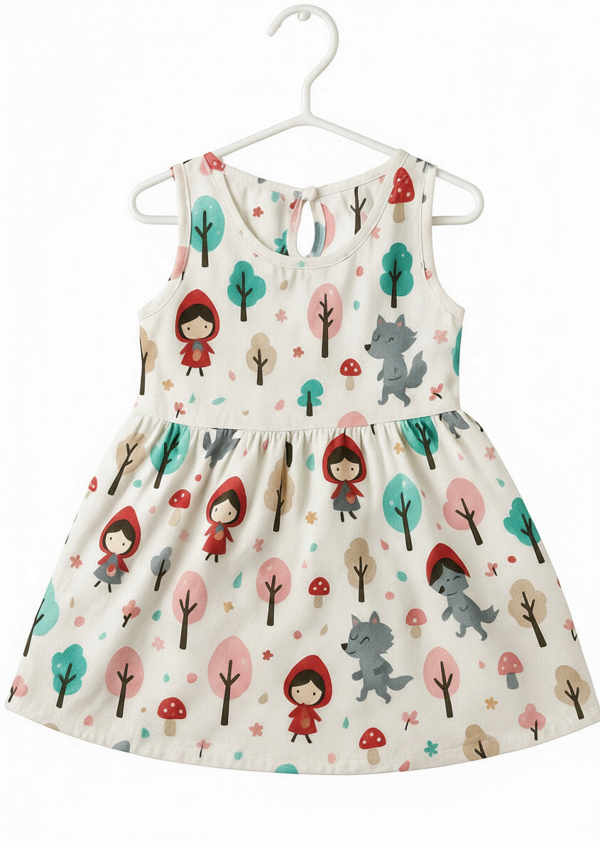 Little Red Riding Hood Adventure Dress – Sizes 3T to 5T