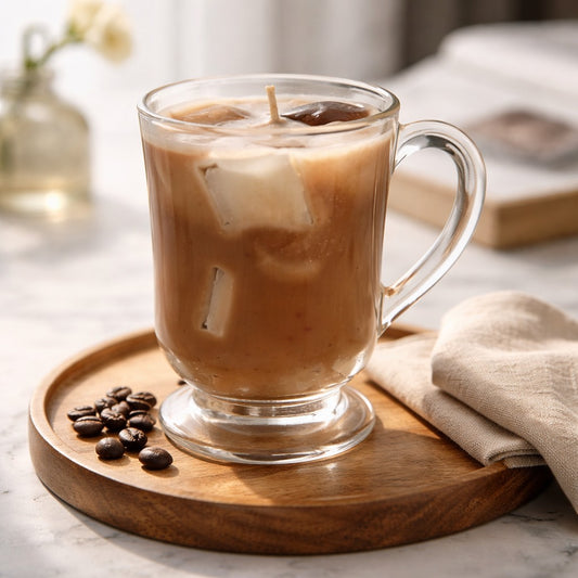 Coffee Bean Coconut Wax Candle – Irish Whiskey Glass