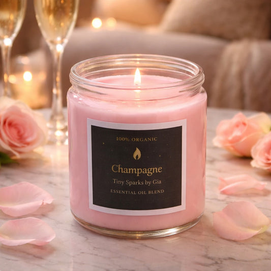 Champagne Coconut Wax Candle