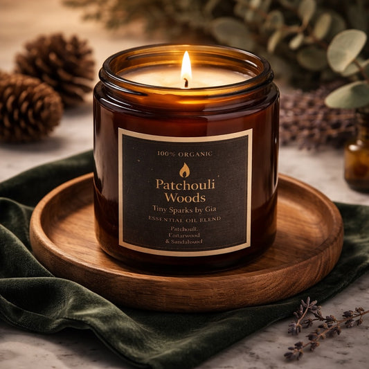Patchouli Woods Coconut Wax Candle