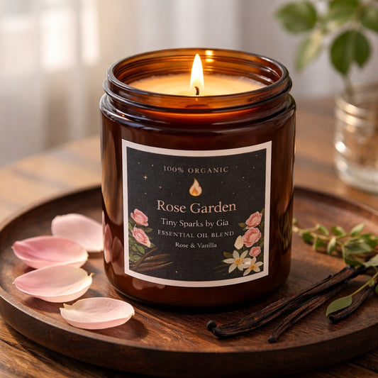 Rose Garden Coconut Wax Candle
