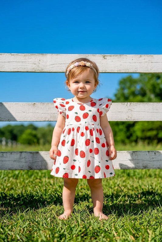 Cherry Berry Sweetheart Dress