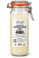 Tina's Tiny Things Sunburst Citrus Automatic Dishwasher Gel in a tall clear glass jar with metal clamp lid and orange seal, featuring plant-powered citrus dishwashing detergent and a white product label against a clean white background.